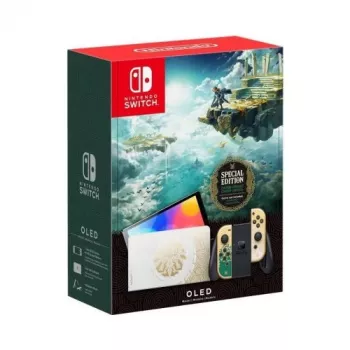 Nintendo Switch OLED Model Zelda: Tears of the Kingdom Limited Edition goud/wit 64 GB