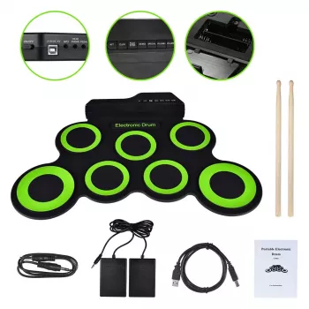 NN Roll Up Drum Pad - Oprolbaar Elektronisch Drumstel