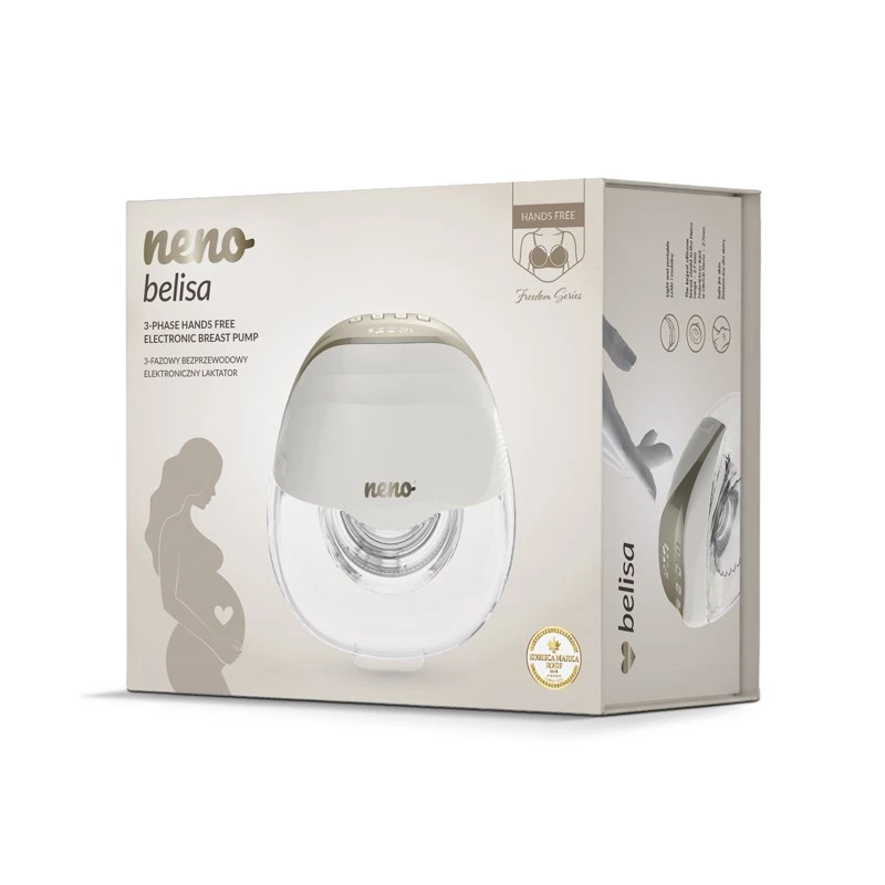 Neno Belisa Twin 3-fasen draadloze handsfree elektrische borstkolf met etui