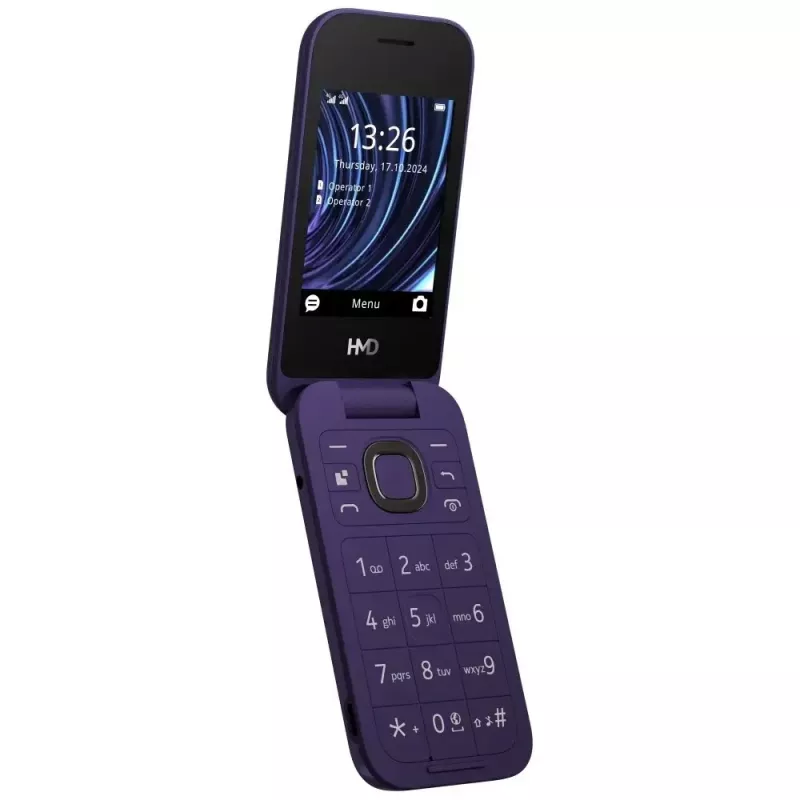 Nokia 2660 Flip TA-1711 DS Purple 4G-mobiele telefoon