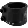 North Axe dubbele klem - 6061-T6 aluminium, compatibel met 31,8 mm/34,9 mm, geanodiseerd oppervlak