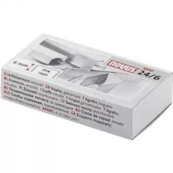 NOVUS 24/6 verzinkte nietjes, 1000 stuks, DIN-norm 040-0158