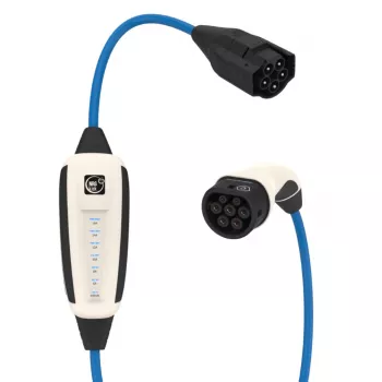 NRGkick Mobile Wallbox 16A 5m Pure voor PV-laden (wit, 11 kW, 5 meter kabel, WLAN + Bluetooth)