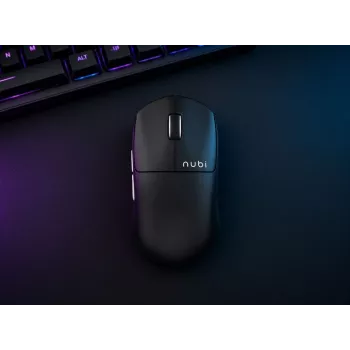 Nubi muis NM1 draadloos zwart