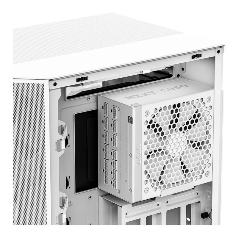 NZXT C850 Gold ATX 3.1 volledig modulaire voeding - 850W, 80 PLUS Gold, wit