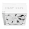 NZXT C850 Gold ATX 3.1 volledig modulaire voeding - 850W, 80 PLUS Gold, wit