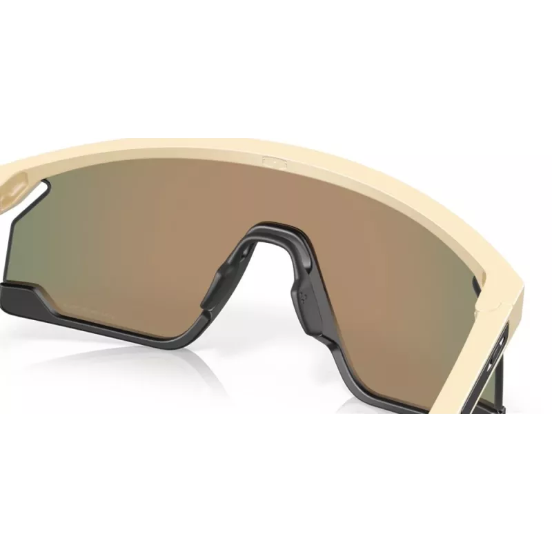 Oakley Bxtr zonnebril shield wrap-around mat zwart Prizm zwart