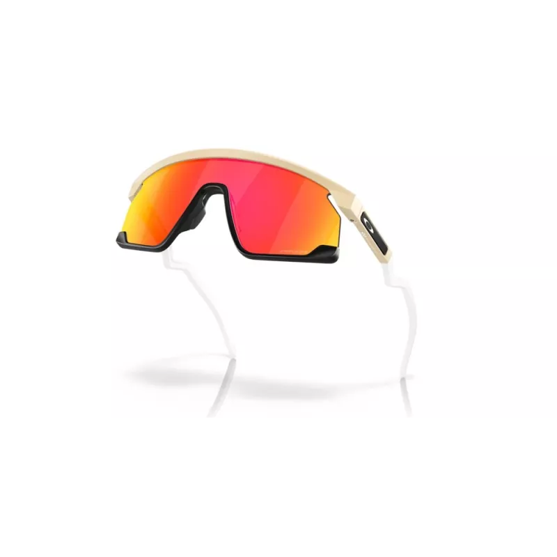 Oakley Bxtr zonnebril shield wrap-around mat zwart Prizm zwart