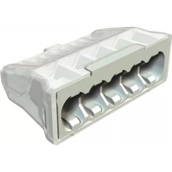 OBO BETTERMANN 61 525 LGR push-in-connector 5-polig 0,5-2,5mm² lichtgrijs RAL7035 2054507
