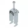 OBO Bettermann BS-H2-K-22 FT tweedelige U-beugelklem, 16-22 mm, thermisch verzinkt staal (serie 2056)