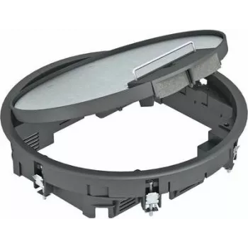 OBO Bettermann GESR7 10U apparaatmodule voor universele montage, zwart 7405452