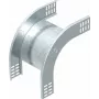 OBO Bettermann verticaalbocht RBV 610 F FS 90° omlaag 60x100mm thermisch verzinkt 7007055