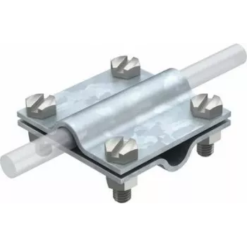 OBO Bettermann verticale kruisverbinder 8-10x8-10 mm elektrogalvanisch staal Type 251 (5312035)