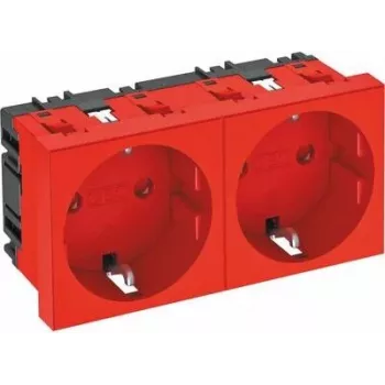 OBO BETTERMANN verplaatsbaar stopcontact 0° 2-voudig randaarde STD (6120028)