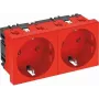 OBO BETTERMANN verplaatsbaar stopcontact 0° 2-voudig randaarde STD (6120028)