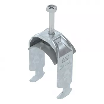 OBO BS-H1-K-40 FT U-bolt klem, thermisch verzinkt, 34-40 mm, M6