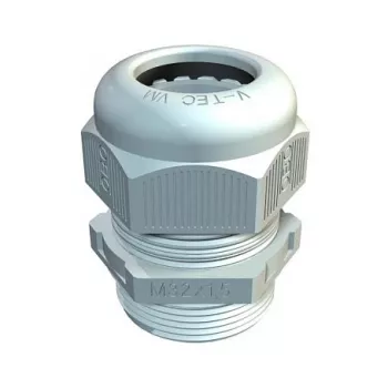 OBO V-TEC VM25 LGR metrische kabelwartel M25 polyamide lichtgrijs RAL 7035