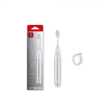 Oclean Ease Pro Silver Elektrische Tandenborstel met Sonic-technologie, 5 poetsmodi, USB-C-laden, IPX7 waterdicht, 180 dagen accuduur