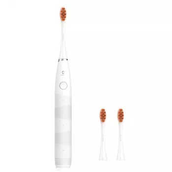 OCLEAN Flow S Witte Sonische Elektrische Tandenborstel, 38.000 VPM, 5 Standen, USB-C, IPX7, 180 Dagen Accu