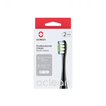 OCLEAN Professional Clean opzetborstel P1C5 B02 2 stuks zwart