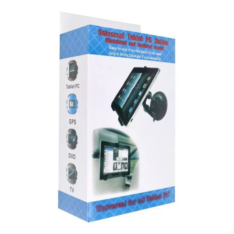 OEM autohouder voor voorruit / dashboard / hoofdsteun (tablets 7-10 inch) zwart