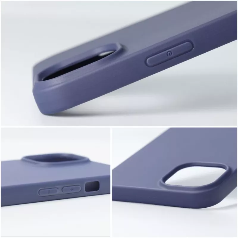 OEM-hoes voor Honor X6c mat blauw siliconen achterkant cover