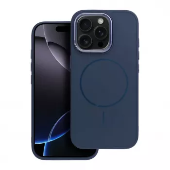 OEM-hoes voor iPhone 13 Mini Frame Mag Cover compatibel met MagSafe Navy Blue
