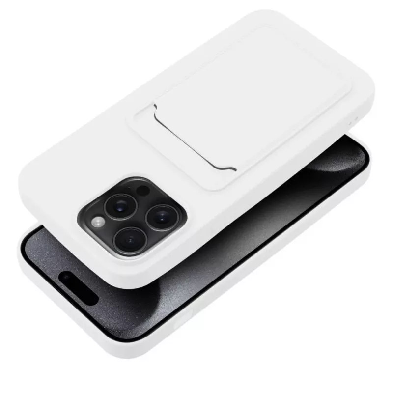 OEM Case voor iPhone 15 Pro Max kaarthoes wit