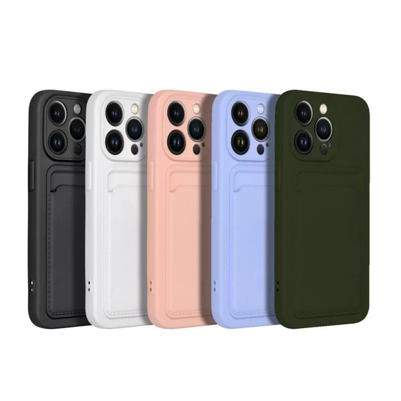 OEM Case voor iPhone 15 Pro Max kaarthoes wit