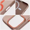 OEM Hoesje voor iPhone 15 Pro Max Simply Compatibel met MagSafe Titanium Desert