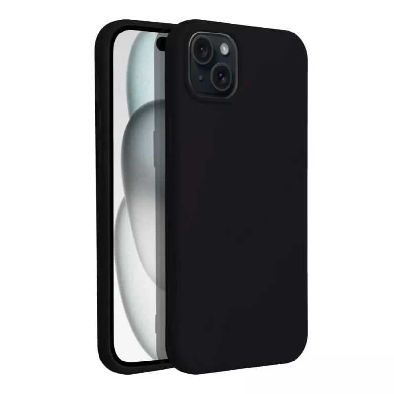 OEM-hoesje voor iPhone 15 Siliconen Zwart