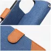 OEM flipcase voor iPhone 16 Pro Max jeans book blauw