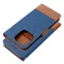 OEM flipcase voor iPhone 16 Pro Max jeans book blauw