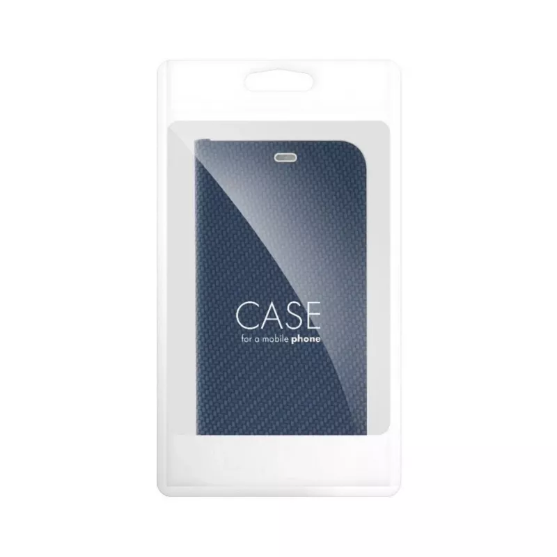 OEM flip case voor Samsung A54 5G Luna Book Carbon blauw
