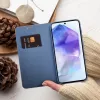 OEM flip case voor Samsung A54 5G Luna Book Carbon blauw