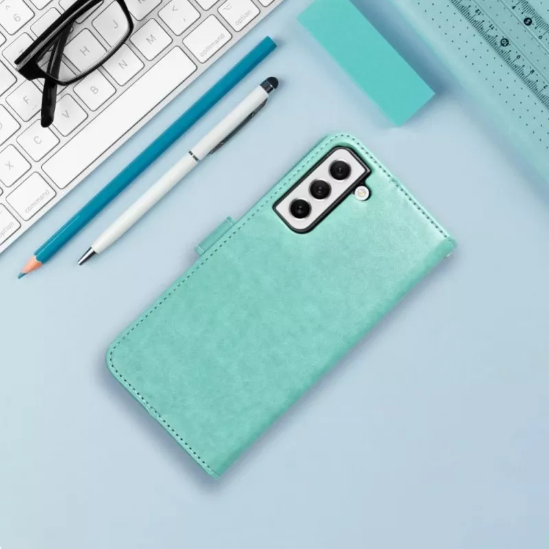 OEM flip case voor Samsung Galaxy A54 5G Mezzo Book Tree Green