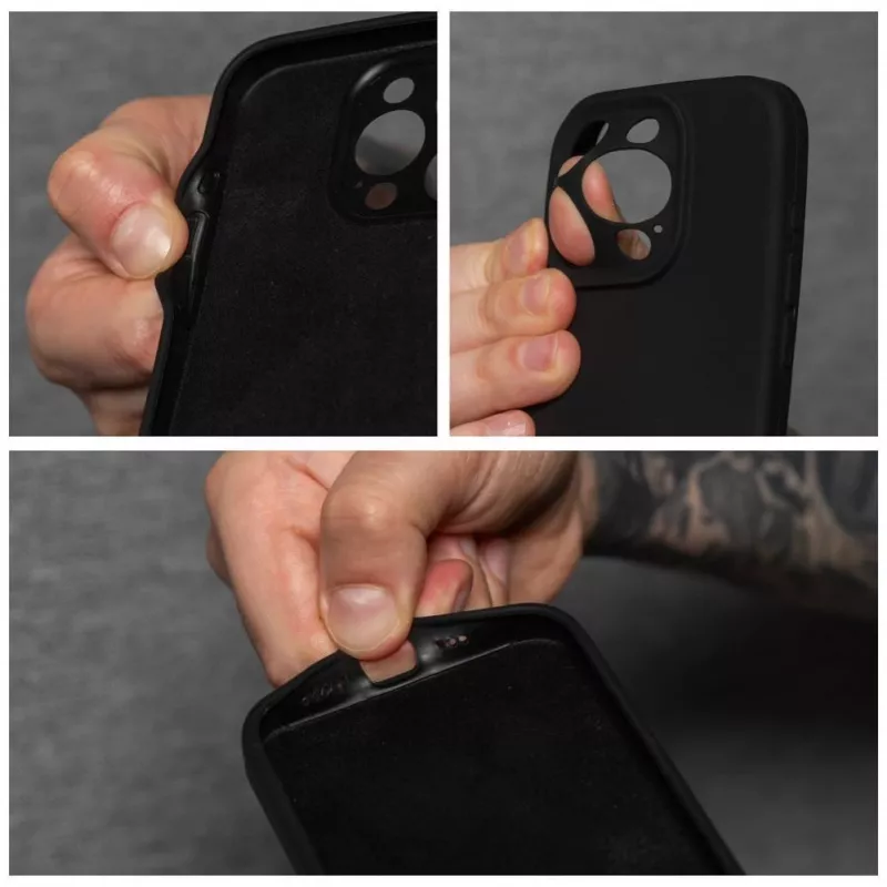 OEM siliconen hoesje voor Apple iPhone 16 Pro Max 2mm zwart