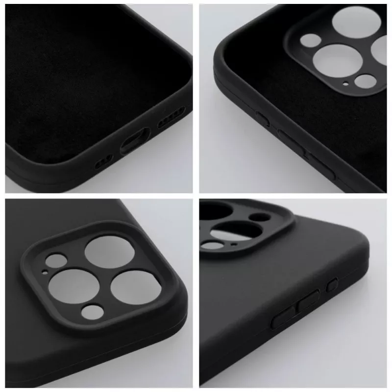 OEM siliconen hoesje voor Apple iPhone 16 Pro Max 2mm zwart