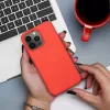 OEM siliconenhoes voor iPhone 17 Pro Max / 18 Pro Max (lage cameraverhoging) - perzik
