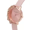 Olivia Burton Dames Celestial quartz polshorloge 30 mm roségoud roestvrijstalen mesh OB16CB11
