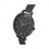Olivia Burton dames kwartshorloge Sparkle Bee OB16GD49 - 34mm, witte wijzerplaat, grijze leren band