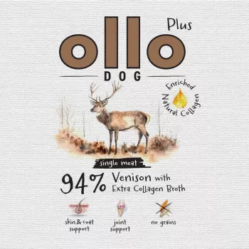 OLLO Plus Collagen Mono Deer nat hondenvoer 800 g