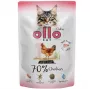 Ollo natvoer voor katten zakje kip 85g