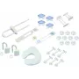Olympia BS 877 starterkit babyveiligheid draadloos alarmsysteem met GSM-kiezer, 868 MHz, 100 dB sirene, 2 deur-/raamcontacten, bewegingsmelder, afstandsbediening
