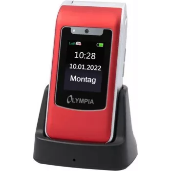 Olympia Style Duo 4G 2298 toetsenmobiel, 48 MB RAM, rood
