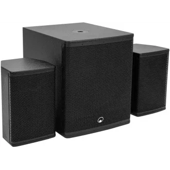 OMNITRONIC MAXX-1508NG 2.1 actief PA-systeem 800W RMS met 15 inch subwoofer en 8 inch satellieten 11039070