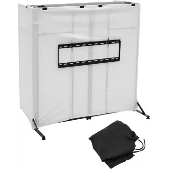 OMNITRONIC mobiele DJ-standaard DJTV-1 met afdekking 32000003