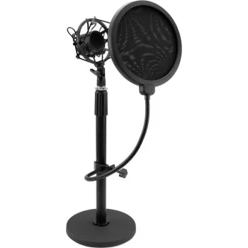 OMNITRONIC MSP-1 microfoonstatief met spin en popfilter 60006024
