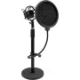 OMNITRONIC MSP-1 microfoonstatief met spin en popfilter 60006024