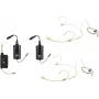 OMNITRONIC set FAS TWO dual-channel UHF-draadloos microfoonsysteem met 2 bodypack-zenders en headset-microfoons (660-690 MHz) 20000971